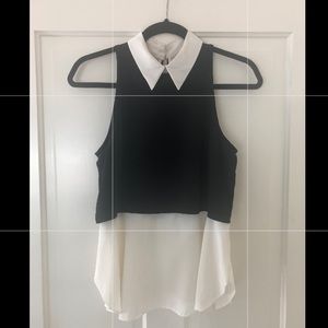 Elizabeth and James silk top XS